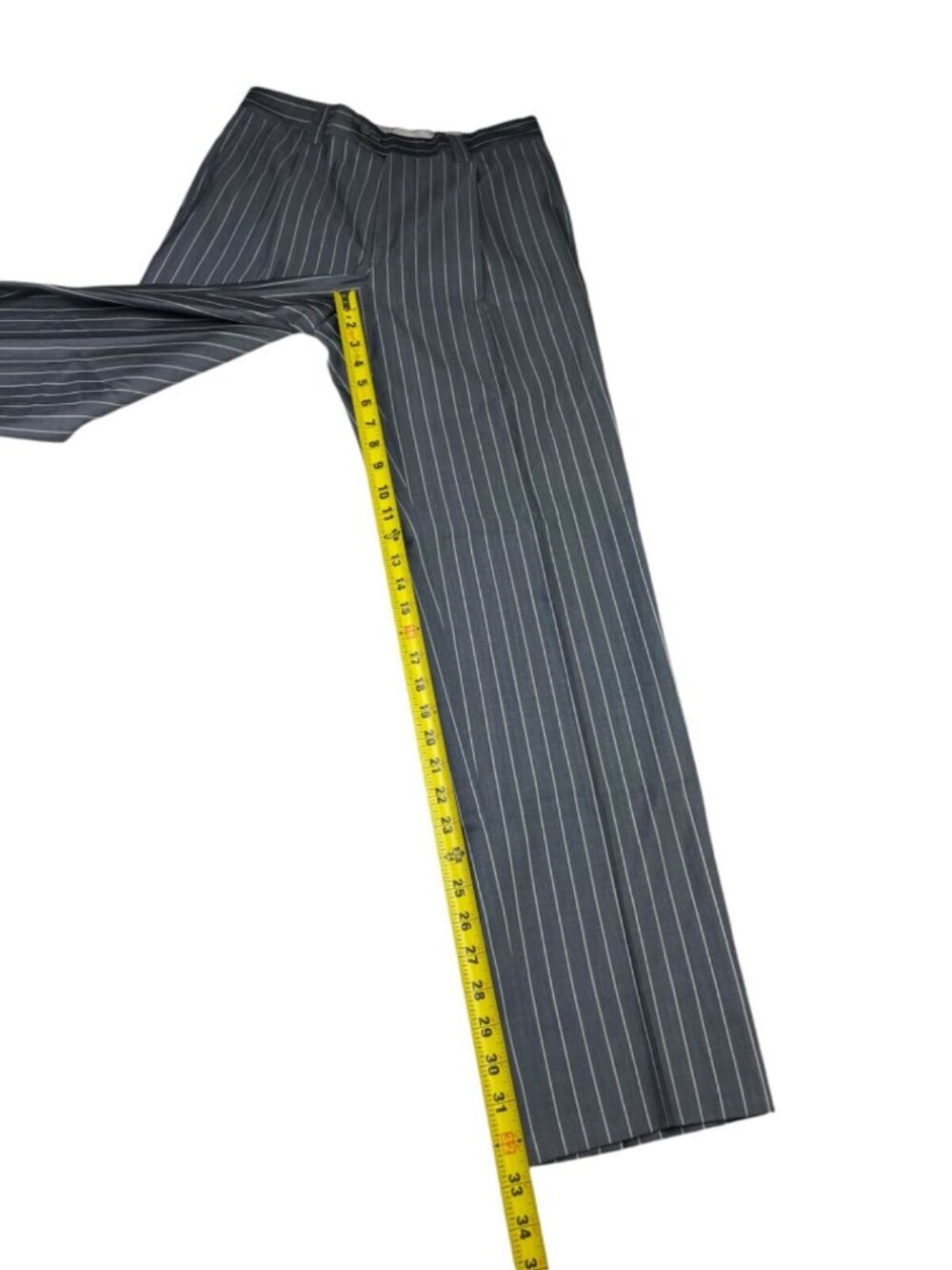 Gianni Versace Men’s Wool/Silk Gangster Mobster Stripe Suit• Italy • 36R | 30x34 - Picture 14 of 16